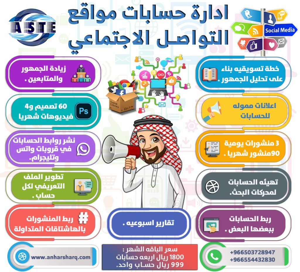 أفضل شركة إدارة حسابات التواصل الاجتماعي في السعودية